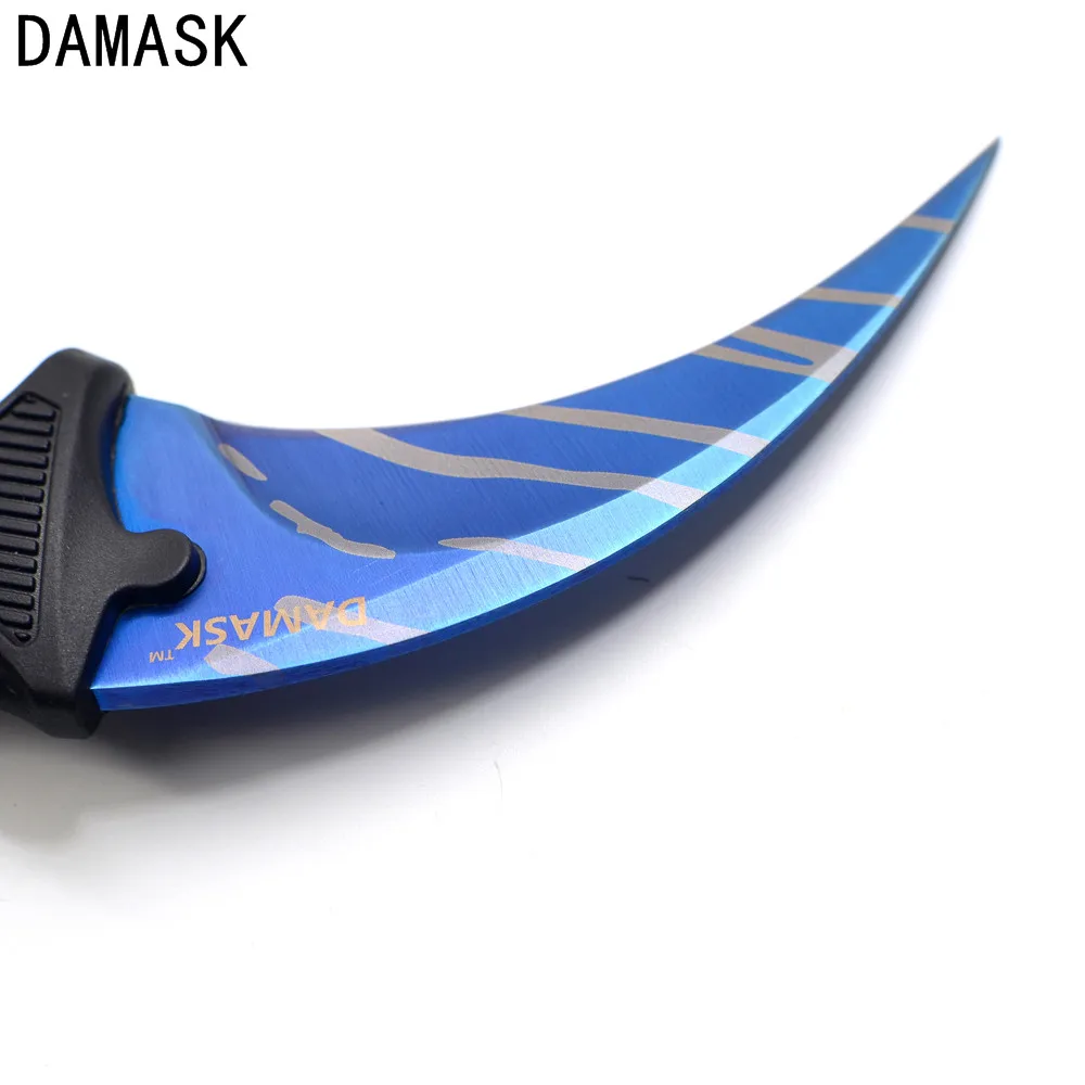 Дамасский Тактический Counter Strike CSGO Karambit нож открытый ExProring выживания Альпинизм
