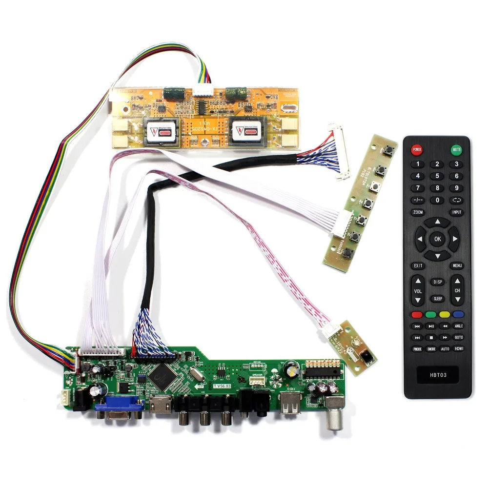 Плата управления TV + H DMI VGA AV USB RF LCD для ЖК-экранов 21 5 Дюймов 23 дюйма 1920x1080 LM215WF1-TLA1
