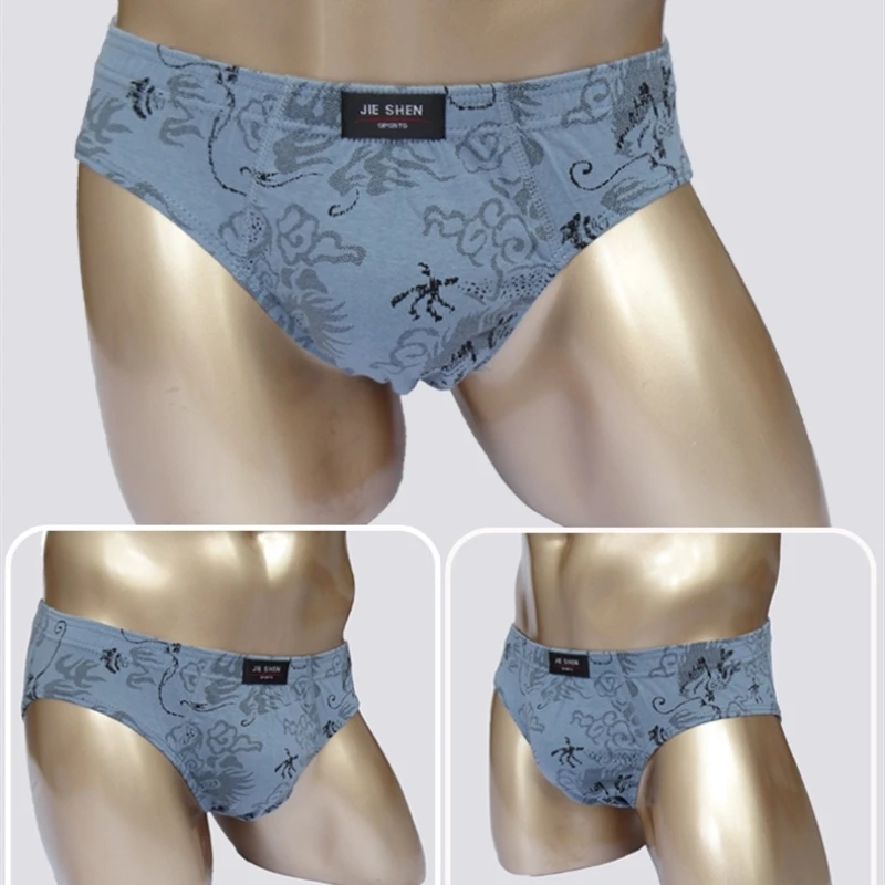 

New 5pcs/Lot Men's Cotton Underwear Briefs Comfortable Brief Panties For Men Sexy Underpants Drop shipping plus size