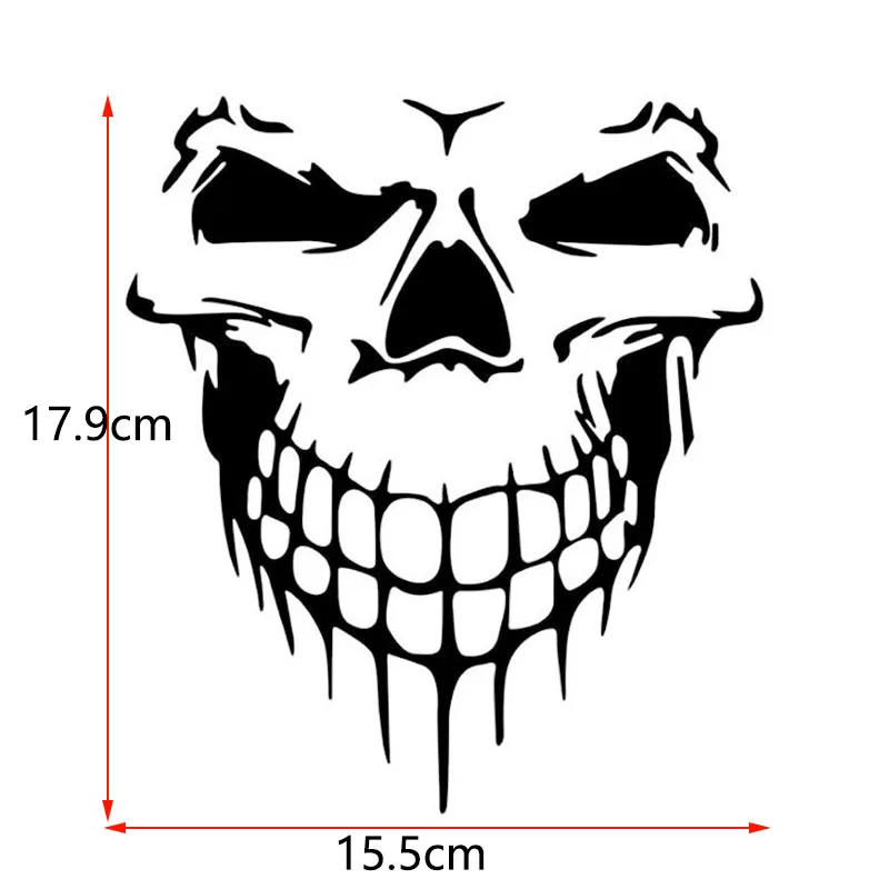 15.9x17.7CM Car Sticker Reflective Waterproof Black Shantou Vinyl Decal Hood Side Door Stying | Автомобили и мотоциклы
