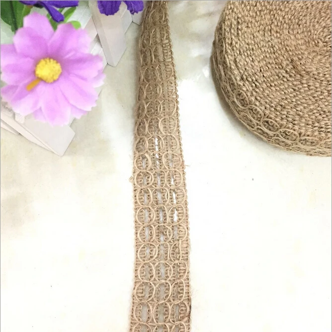 Экологически чистые 100% джутовые модные плетеные кисточки с отделкой 3 5 см в