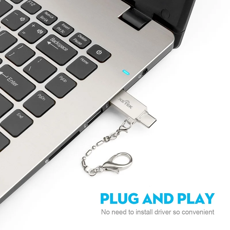 Rocketek Тип c usb 2,0 алюминий otg телефон multi card reader адаптер кардридер для micro SD/TF microsd компьютер ноутбук