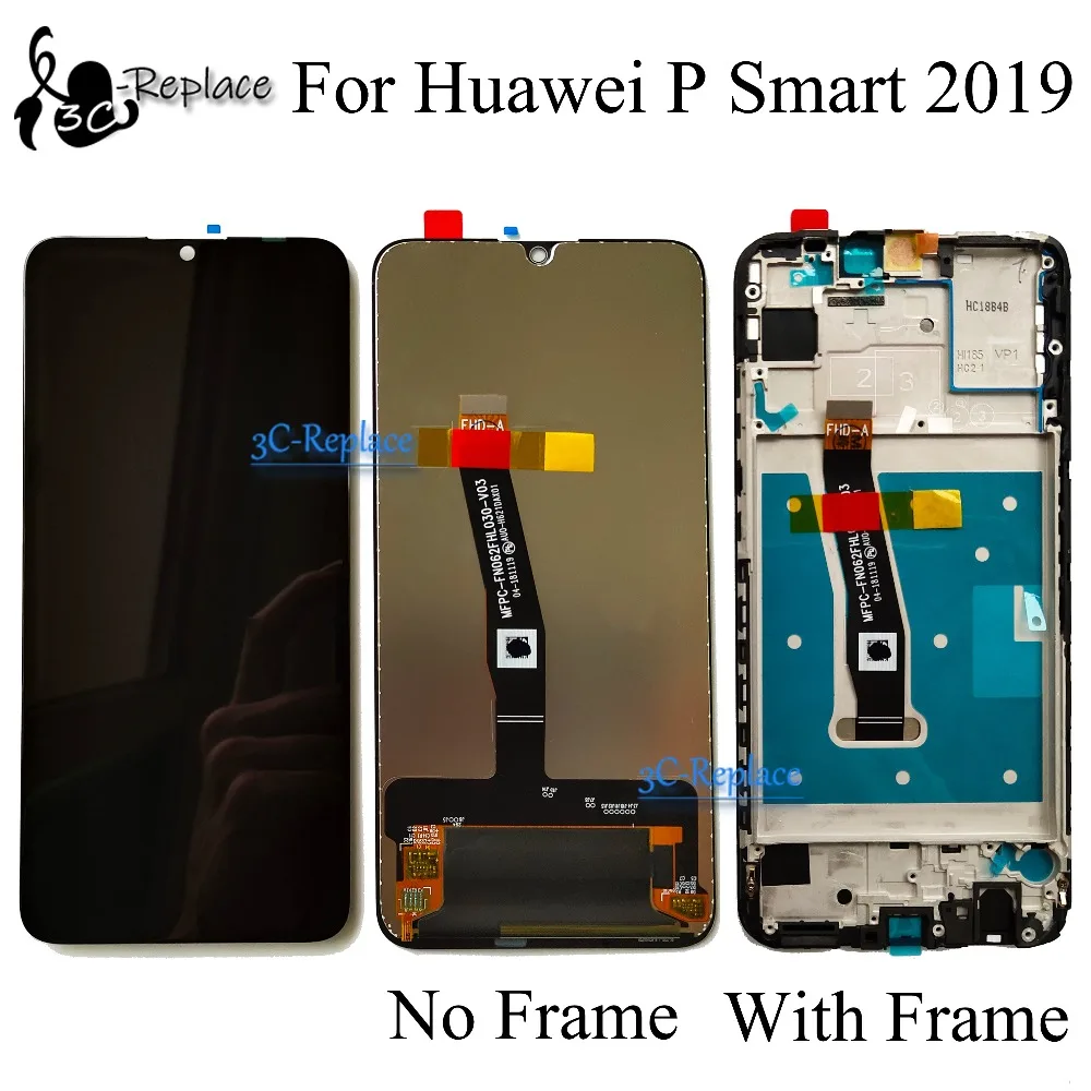 Оригинальный 6 21 дюймов Новый Для Huawei P Smart 2019 POT LX3 L23 LX1 ЖК дисплей сенсорный экран