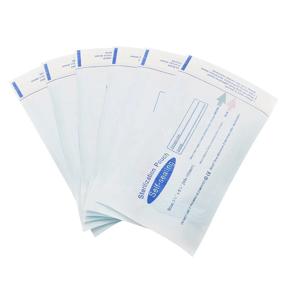 Medical Sterilized Pouches Tattoo Supply Self Sealing Grade Free Shipping Bag Disposable Tattooing Machine Body Art Tools artist