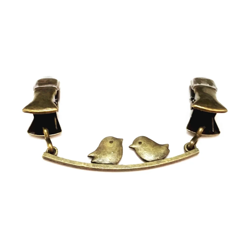 Новинка 2018 женский милый кардиган с птицами свитер зажим для девочек бронзовая