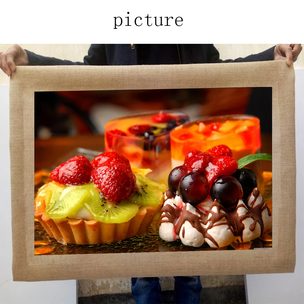 Toothsome вкусное мороженое холст печати для Гостиная современный Картины настенные