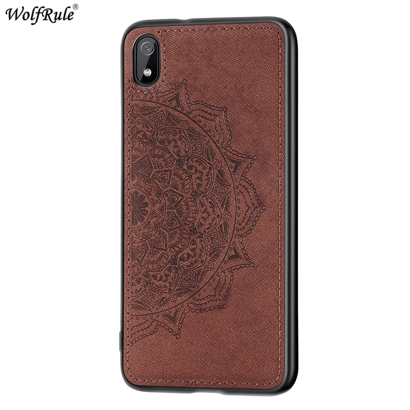 Brown Для Xiaomi Redmi 7A чехол Redmi Note 8 Pro 6 TPU рамка ткань Бампер Защитный чехол для телефона ss для Xiaomi Redmi Note 7 крышка - Цвет: Brown