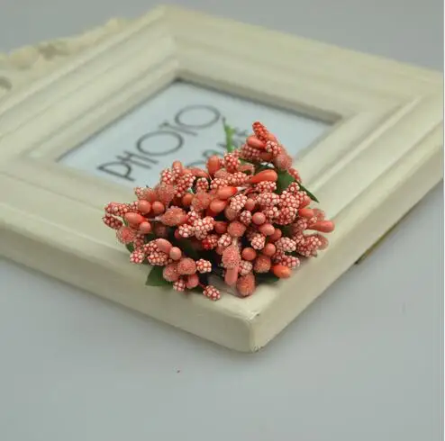 12 шт./набор миниатюрные искусственные булочки для фруктов|flower stamen|pip berriesberry pick |