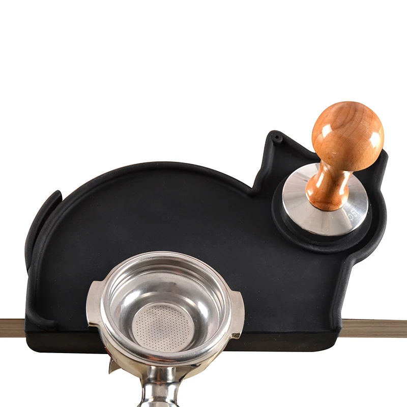 Мультяшный Кот силиконовый держатель для темпера кофе Противоскользящий коврик