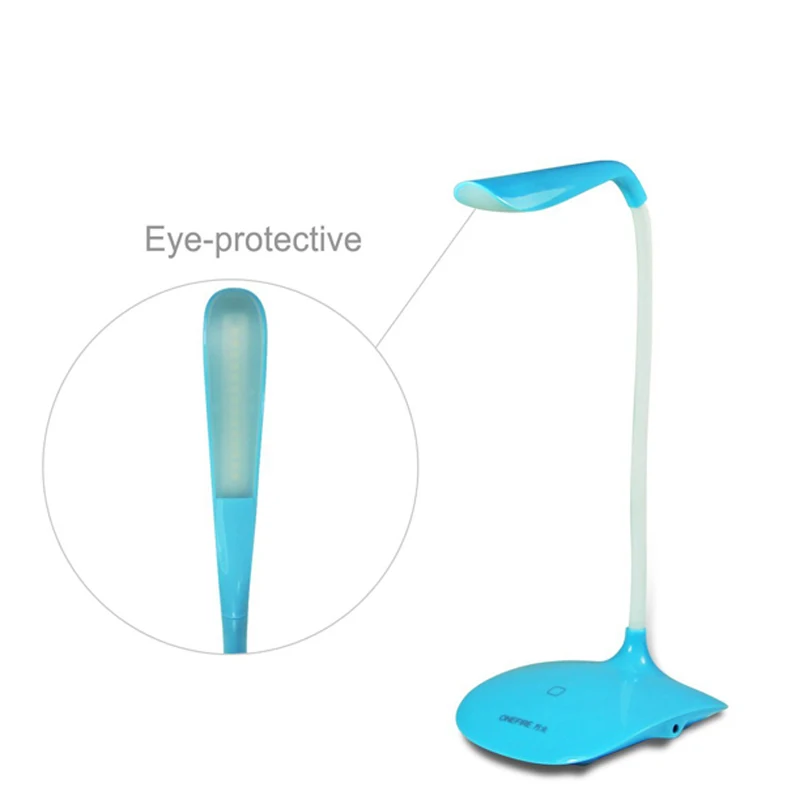 Регулируемый USB Перезаряжаемый сенсорный светодиодный светильник для чтения