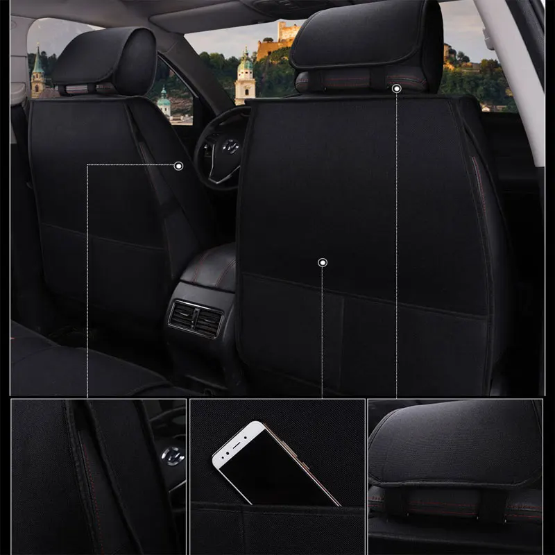Автомобильные чехлы на сиденья для hyundai creta ix25 elantra i30 Fastback i40 ix35 KONA santa fe solaris sonata