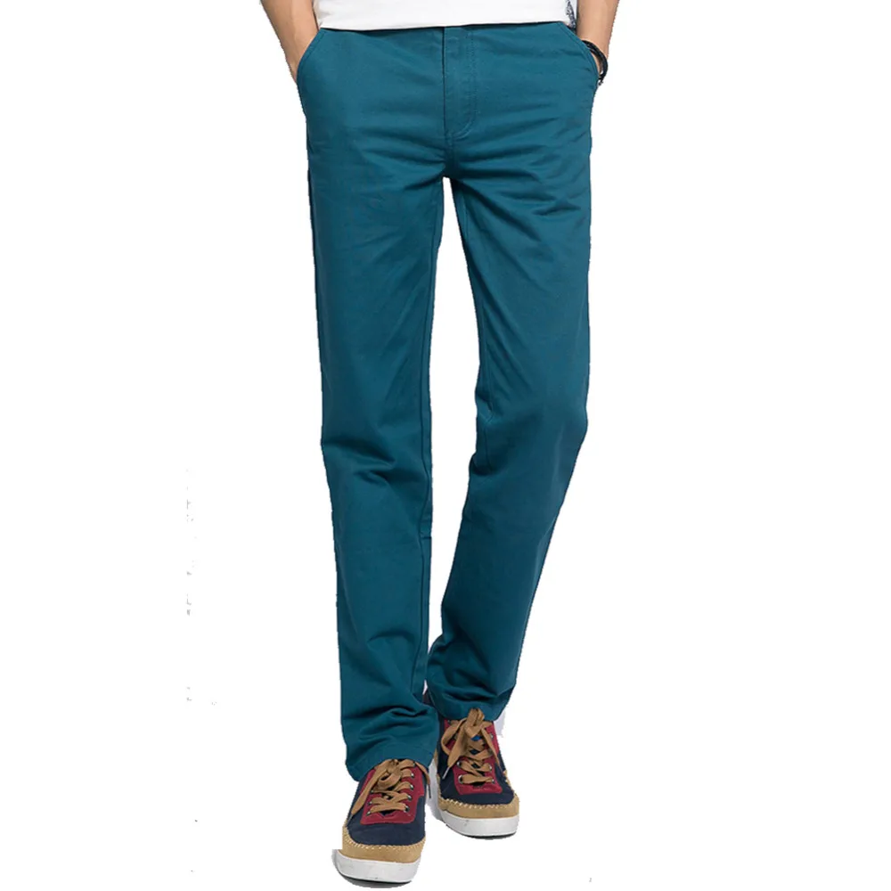 Мужская свободного покроя полу-глаз формальное осень хлопок сплошной цвет