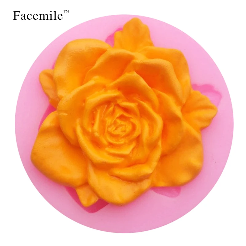 Facemile силиконовая форма в виде розы Форма для украшения торта из помадки формы