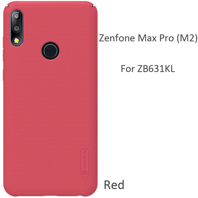 ZB631KL Nillkin Чехол матовый для Asus Zenfone Max Pro M2 ZB631KL жесткий Пластик задняя крышка - Цвет: ZB631KL