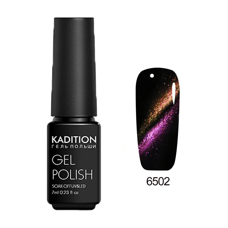 KADITION 7 мл Гель лак для ногтей замочить от магнитного 5D два цвета кошачий глаз Lucky LED