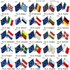 Европейский значок, значок с флагом страны, значок с флагом страны