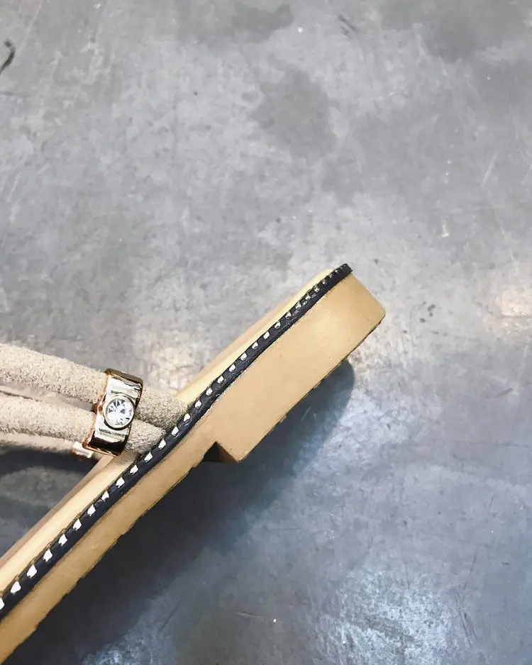 Aleafalling женские сандалии летние туфли на плоской подошве открытый носок массивные