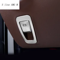 car styling used for automotive electronic hand brake decoration handbrake box cover for mercedes benz e class w213 accessories