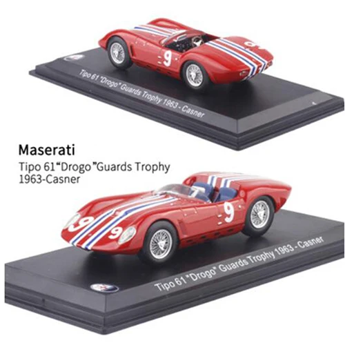 6 1:43 Масштаб металлический сплав классический Maseratis гоночный ралли модель автомобиля литые автомобили игрушки для коллекции дисплей не для детей играть - Цвет: 6