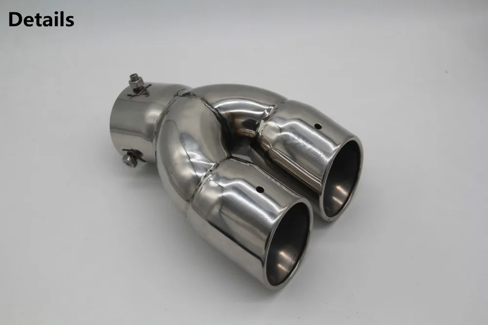 Автомобильный глушитель выхлопной трубы наконечник из нержавеющей стали 76 мм
