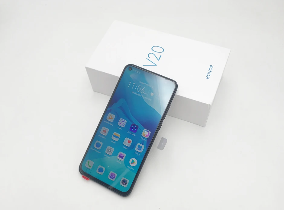 Honor v20 Honor View 20 Link Turbo Смартфон Honor V20 Android 9 Поддержка NFC Быстрая зарядка мобильного телефона