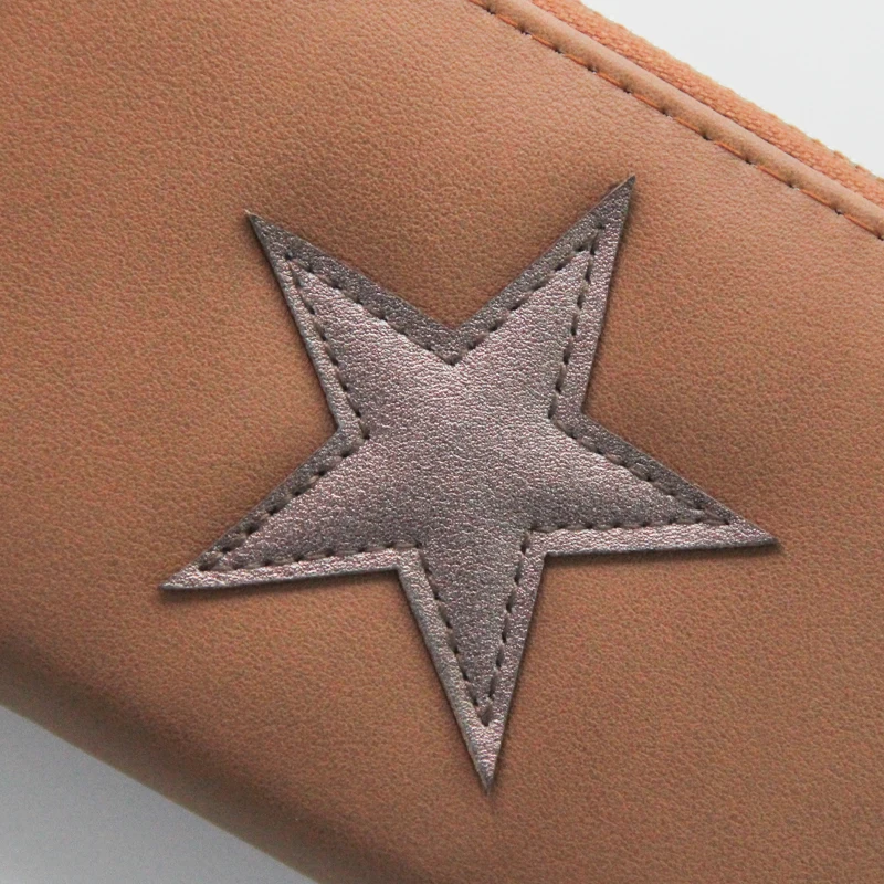 Модные новые женские кошельки маленький кожаный роскошный бренд милый Звездный