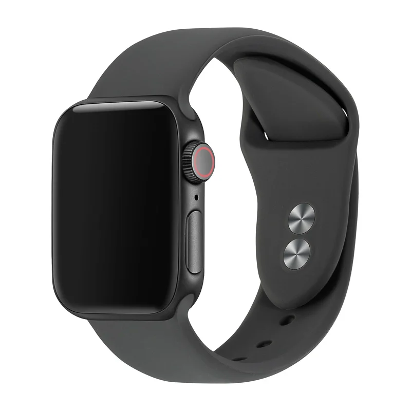 Браслет для Apple Watch 38 мм 40 мм 42 мм 44 мм с двойной пряжкой силиконовый Iwatch ремешок для Apple Watch серии 4,3, 2,1 81024
