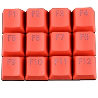pbt backlit keycaps f1f12 12 keyset cherry mx key caps with keycaps pulller for mx switches backlit mechanical gaming keyboard