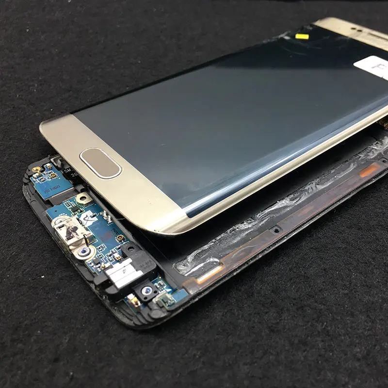 Practice LCD screen assmebly with frame for samsung S6edge s6edge plus s7edge S8 and glass separating practice | Инструменты