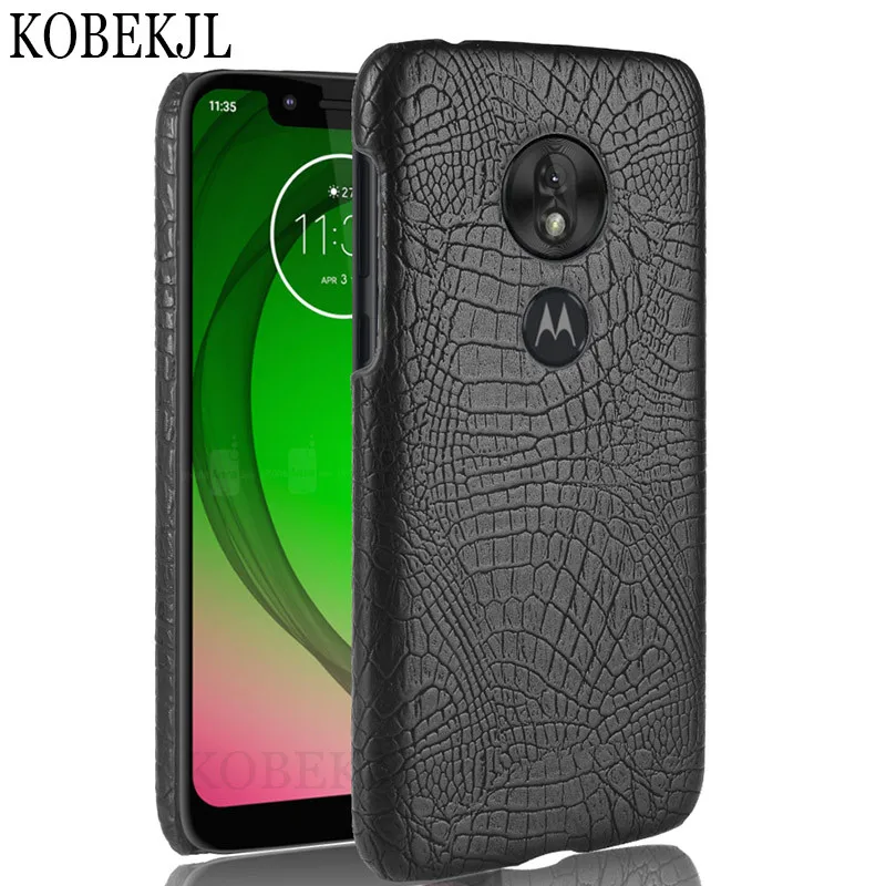 Чехол для Motorola Moto G7 Play чехол жесткий пластиковый кожаный чехол-накладка телефона