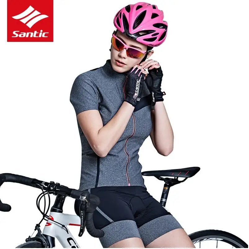 Santic Для женщин летние велосипедные шорты мягкой губкой PRO горные MTB Горный