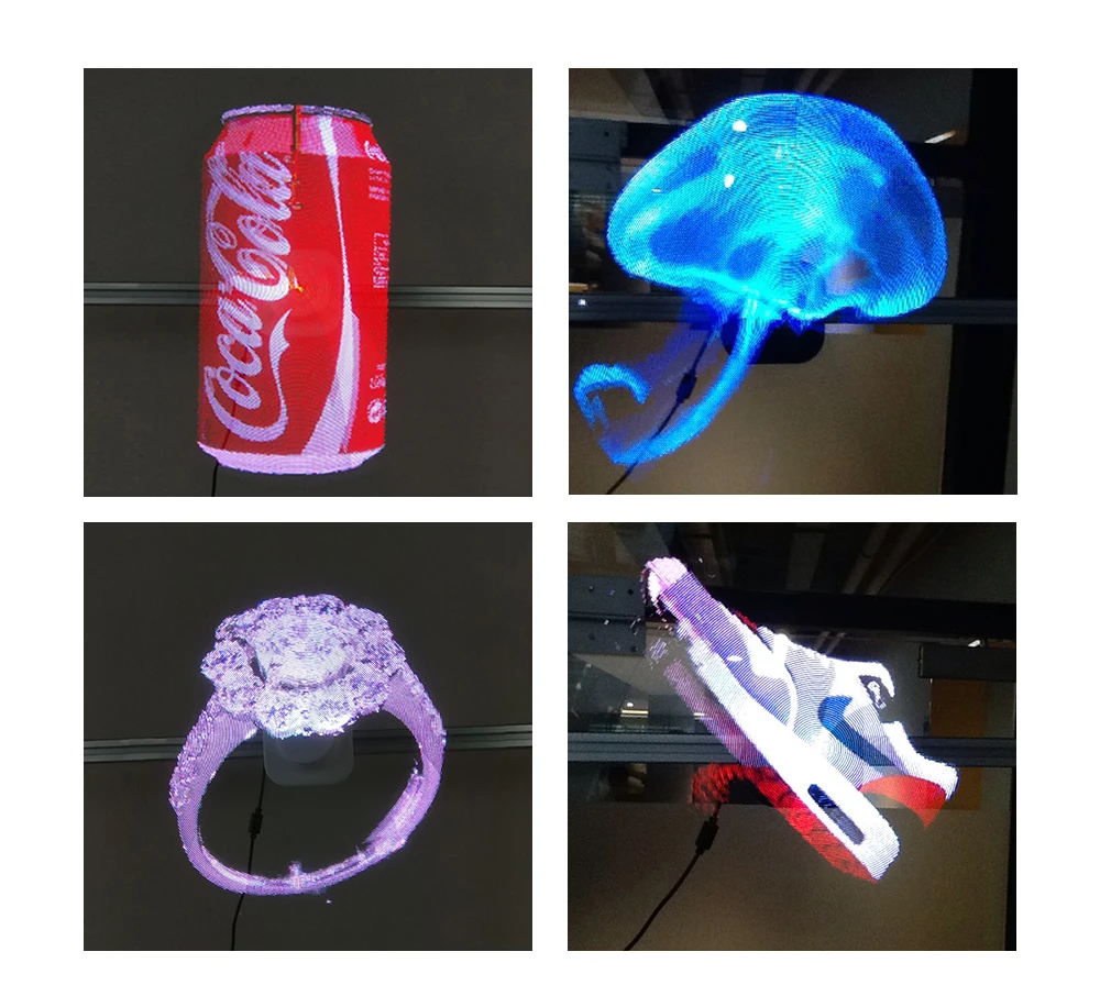Голограмма Светодиодный 3D дисплей голографический проектор Голографический