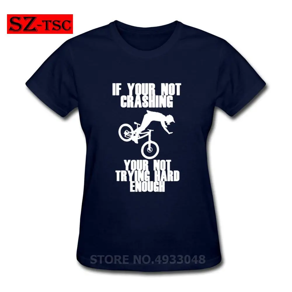 Женская футболка для езды на велосипеде горном MTB с коротким рукавом и забавными