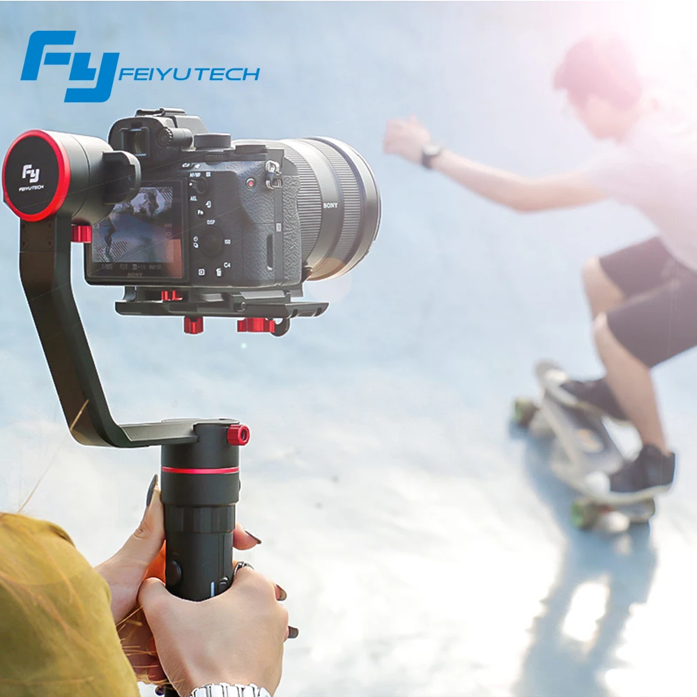 FeiyuTech feiyu FY a2000 3 осевой карданный стабилизатор для DSLR камер двойной ручной захват