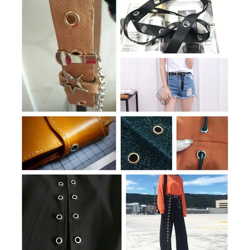 Набор инструментов с металлическими ушками для скрапбукинга DIY Leather Craft Hole аксессуары для одежды с 3 шт ручными ушками