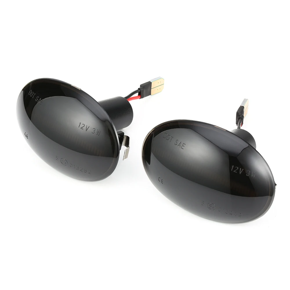 2 шт течет боковой повторитель поворота динамический Светодиодный Боковой