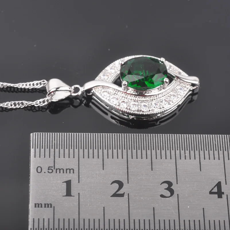 Свадебные украшения циркония глаз дизайн для женщин 925 пробы серебряные