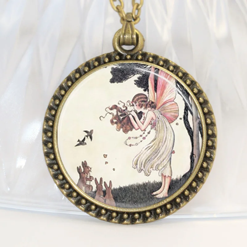 Бесплатная доставка музыкальное сказочное ожерелье Лесной Феи кролики фантазия