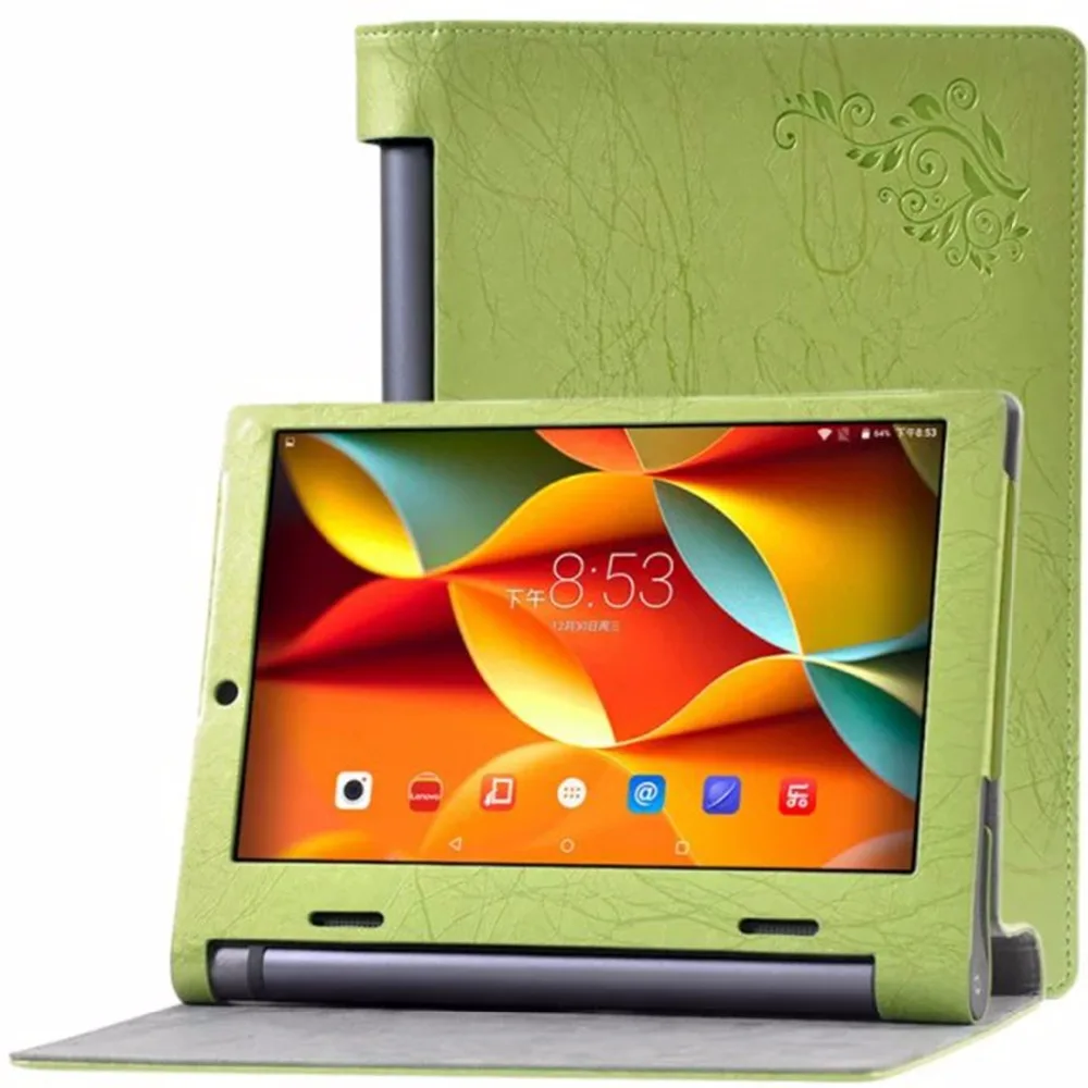 

Print Flower Pattern PU Leather Tablet Case Cover with Stand for Lenovo Yoga Tab 3 10 X50 X50L X50M X50F YT3-X50F YT3-X50M