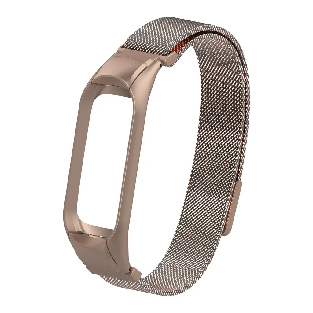 Ремешок mi lanese браслет с магнитной петлей для Xiaomi mi Band 3 Смарт-часы сменные мужские Т-образные спортивные роскошные мужские и женские 19Jun21