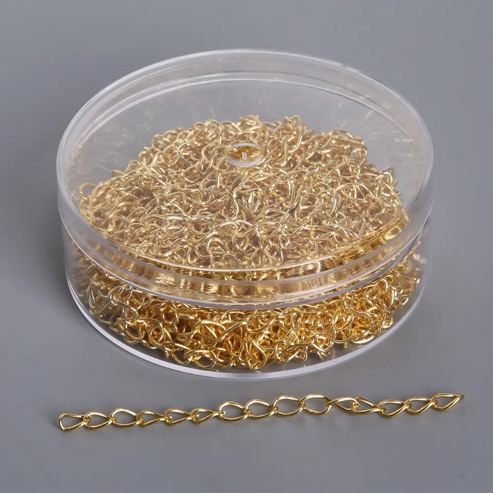 100PCS/Box 4x70mm Metal Iron Antique Gold/Silver Plated Extended Chain Findings for DIY Jewelry Necklace | Украшения и аксессуары