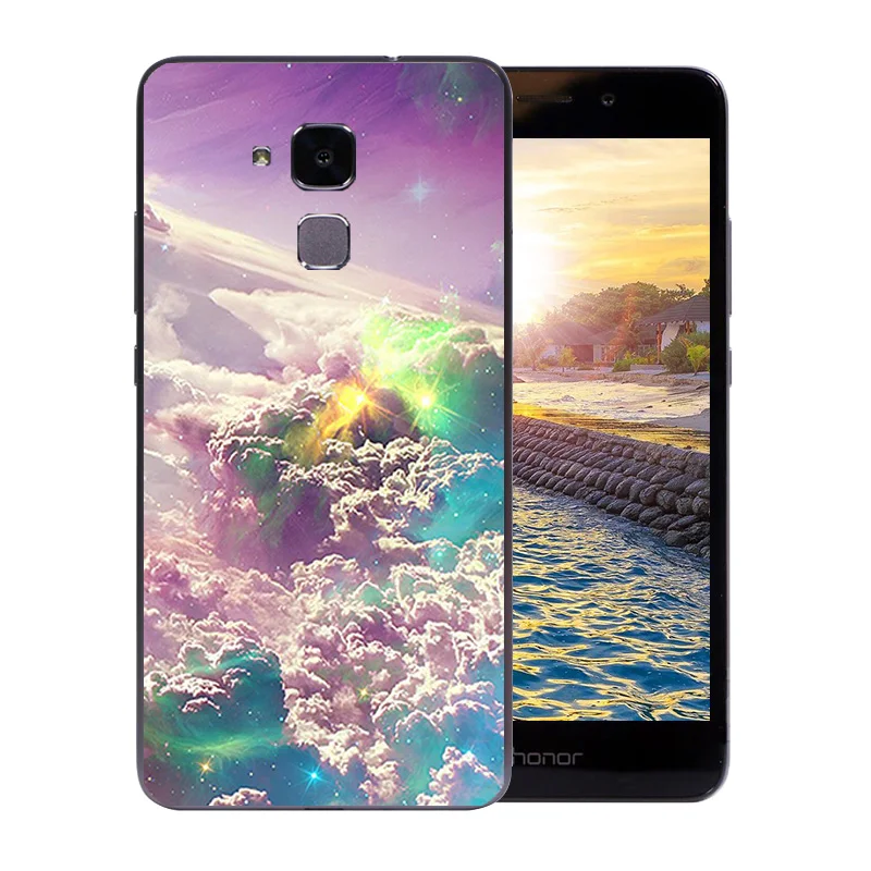 Чехол для телефона 5 2 дюйма Huawei Honor 5C прозрачный мягкий силиконовый чехол 7 Lite GT3