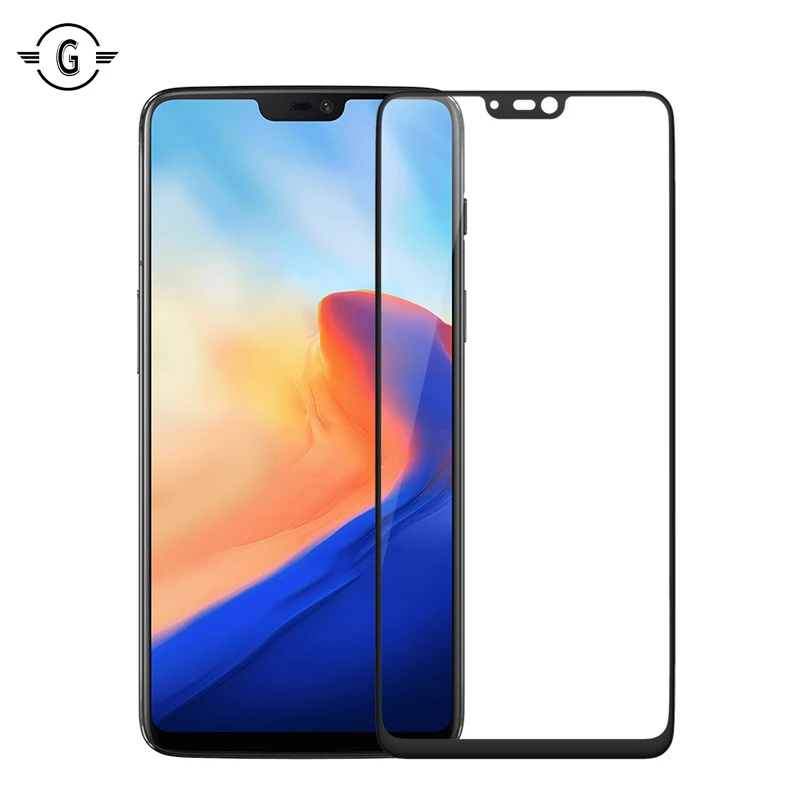 3D Full Cover Curved 1+6 Oneplus6 Tempered Glass Screen Prot