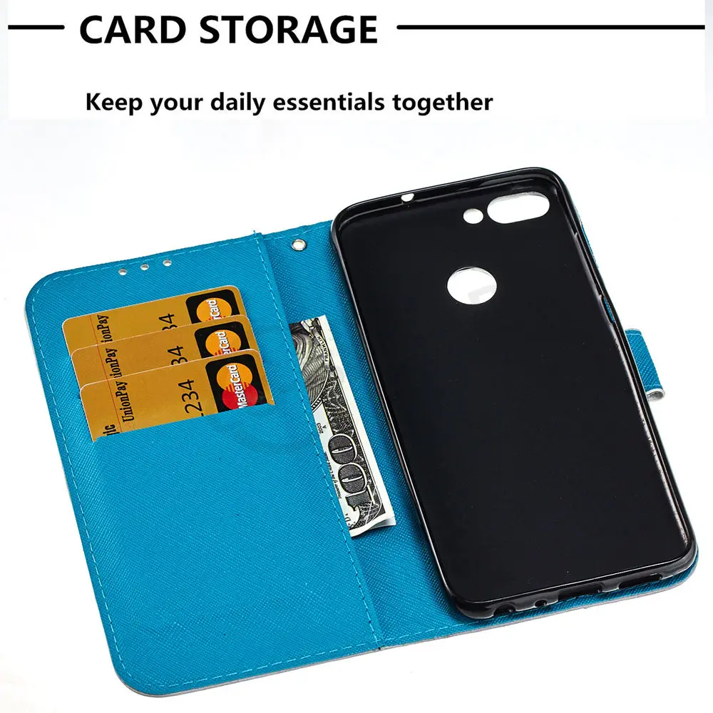 Чехол для Huawei P Smart FIG LX1 LA1 откидной телефона кожаный чехол PSmart LX2 чехлы сумка|case for
