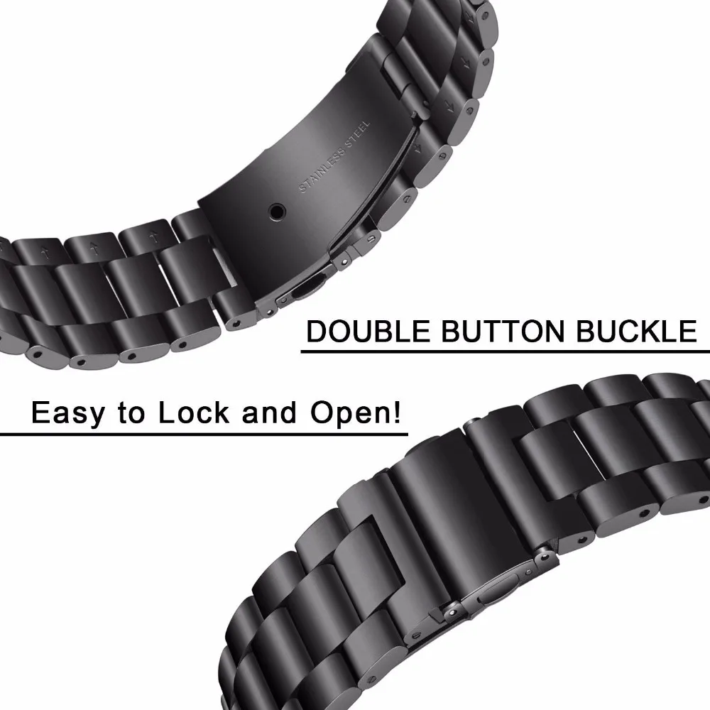 20 мм 22 26 Нержавеющая сталь ремешок для Garmin forerunner Fenix 3 5 935 5X 5S Quick Release смотреть группы браслет