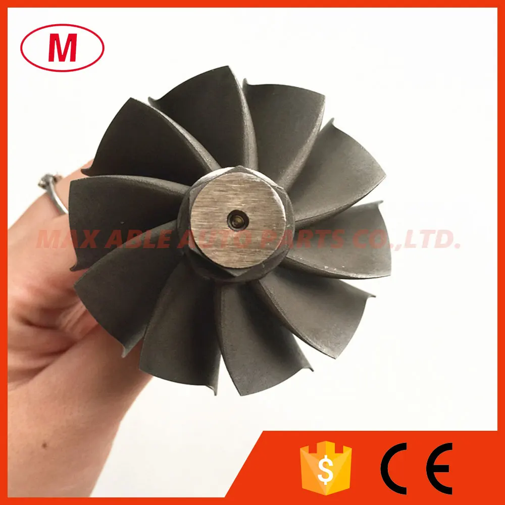 GT3582R/GT35R/GT3582/GTX3582 турбо колесо/вал турбины и колесо 62.35X68mm 10 лезвий керамический