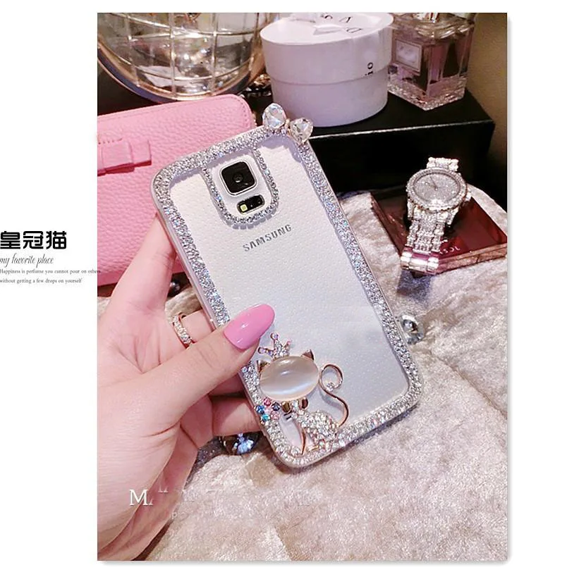 Чехол со стразами для Sony Xperia 5 8 10 Plus 1 XZ4 XA3 Z3 Z5 Compact L1 L2 L3 M5 E5 II Swan|case for sony xperia|case sonycase me