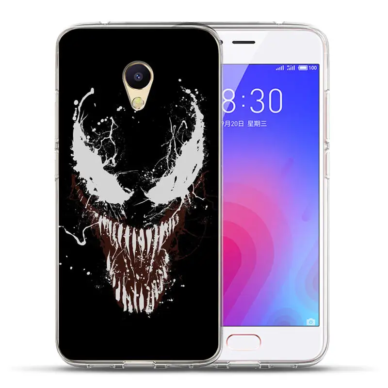 0845 Роскошный чехол Marvel Hero venom s для Meizu M5S, M3S, M5C, M3, M5, M6, Note U10, U20, 16-й чехол, задняя крышка, Мстители, Coque Capinha Etui - Цвет: 0845