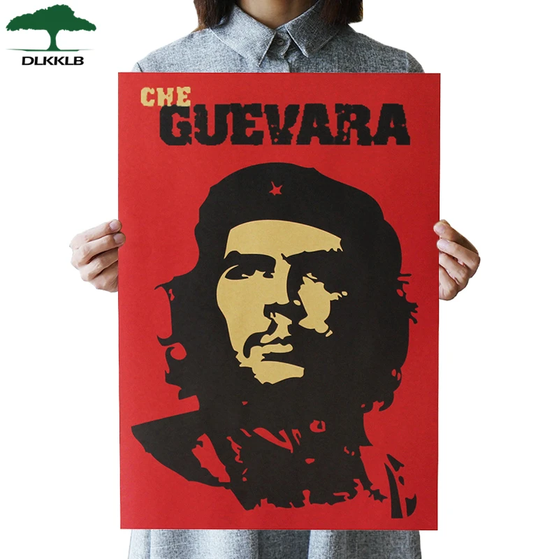 DLKKLB Che Guevara персонаж Ретро постеры настенное искусство Ностальгический старинный