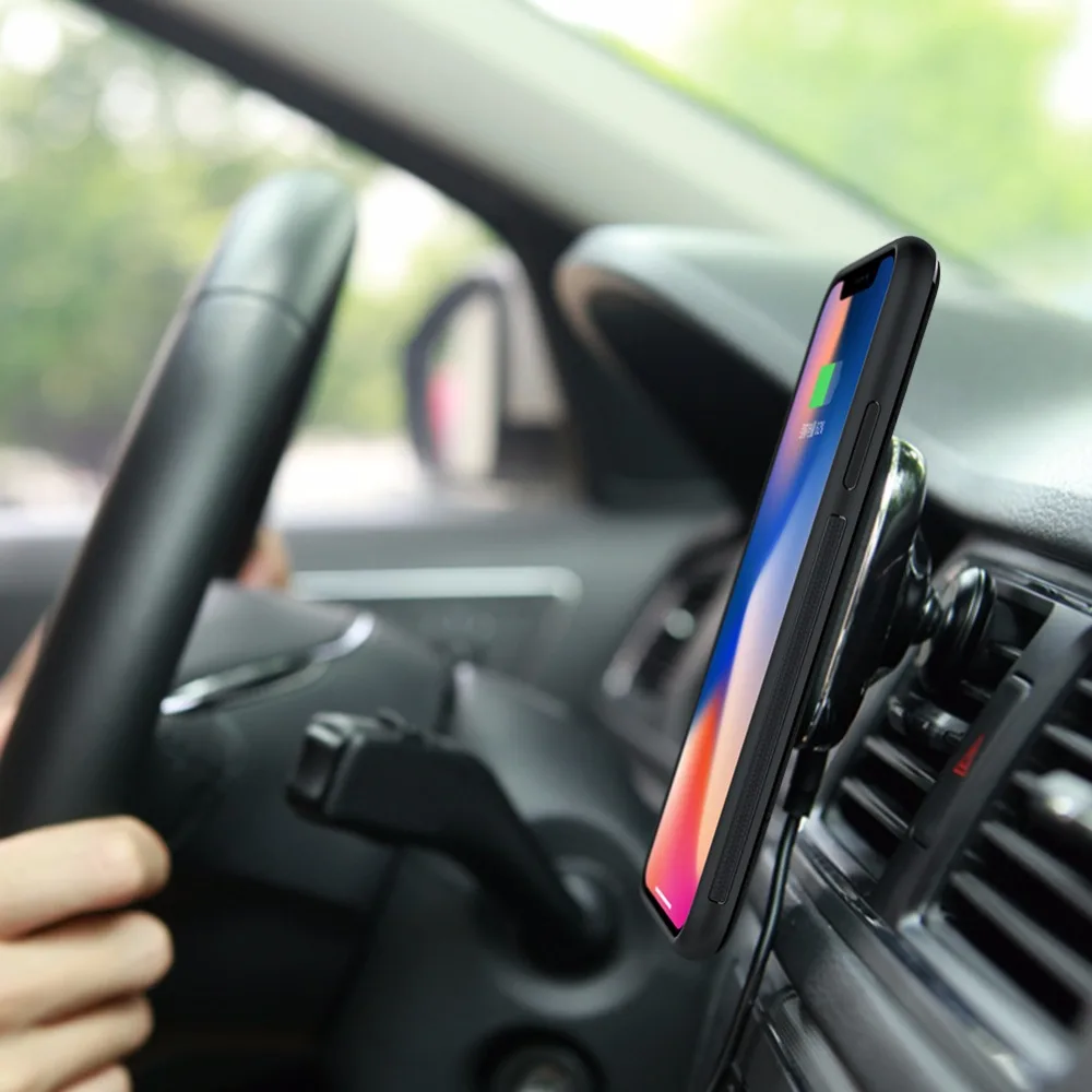 Магнитный чехол для телефона для iphone XS с поддержкой беспроводной зарядки Nillkin Magic iphone XS чехол с магнитным держателем